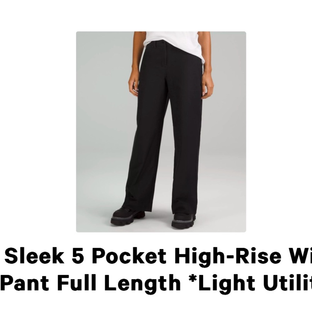 Lululemon High Rise Pant